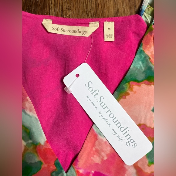 *NWT* Soft Surroundings Evalina Printed Maxi Dress, Size M - Picture 7 of 12